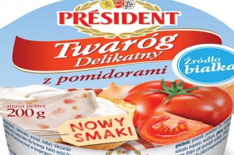 Letnie smaki Twarogu Delikatnego PRÉSIDENT 