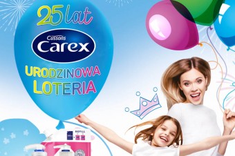 Świętuj 25-lecie marki Carex i weź udział  w wyjątkowej Urodzinowej Loterii marki!