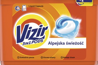 Podążaj za swoimi pasjami bez strachu przed plamami z kapsułkami Vizir 3w1