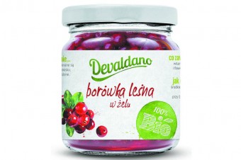 Borówka leśna w żelu BIO od Devaldano – orzeźwiająco kwaskowy, delikatnie słodki przysmak bliski naturze 
