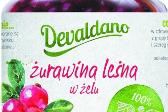 Żurawina leśna w żelu BIO od Devaldano