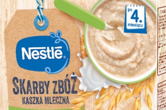 Linia kaszek dla niemowląt Nestlé „Skarby Zbóż”