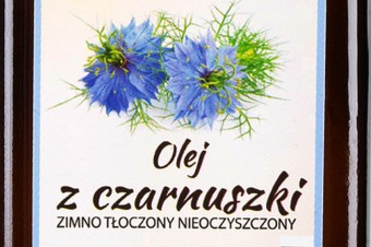 100% naturalny Olej z czarnuszki Ol’Vita zimno tłoczony, nieoczyszczony