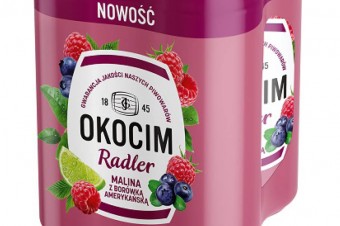 Malina i borówka amerykańska - nowy radler marki Okocim 