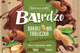 To nie jest czekolada z bakaliami. To nowy wymiar przyjemności! Nowa półka Bakalland – debiutuje BA!rdzo Bakaliowa Tabliczka 