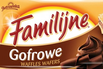 Karmelowa nowość w rodzinie Familijnych wafli Gofrowych