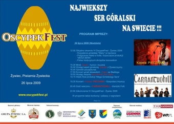 OscypekFest - Żywiec 2009 - Największy Ser Góralski na Świecie
