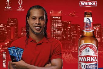 Ronaldinho w nowej kampanii piwa Warka