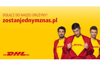 Robert Lewandowski i piłkarze Bayern München w kampanii rekrutacyjnej DHL Supply Chain