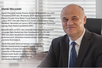 Bieszczady to mój azyl - rozmowa z Markiem Moczulskim, Prezesem Zarządu Bakallad