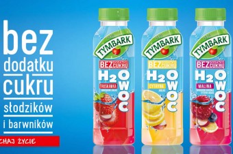 Bez dodatku cukru, słodzików i barwników – H2Owoc w nowej kampanii Tymbarku