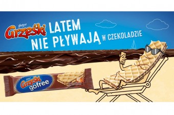 „Grześki latem nie pływają w czekoladzie!” – wakacyjna kampania marki Grześki