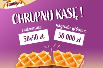 Został tydzień, by „Chrupnąć kasę” w loterii wafli Familijnych