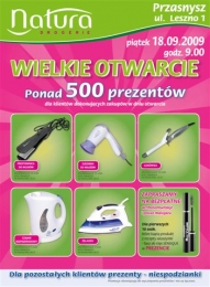 Otwarcie nowej Drogerii Natura w Przasnyszu