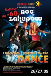 Noc zakupów z You Can Dance w Gemini Park
