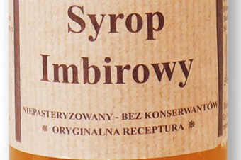 Syrop imbirowy 100% z kawałkami imbiru
