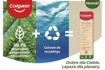 Nowa pasta Colgate Smile for Good w tubce nadającej się w pełni do recyclingu