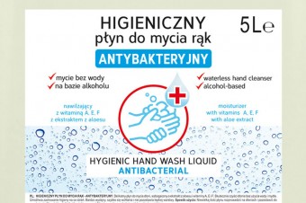 Higieniczny płyn do mycia rąk – antybakteryjny