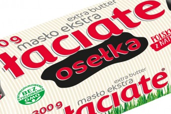 Dwa nowe masła Łaciate -  osełka 300 oraz 500 gramów.