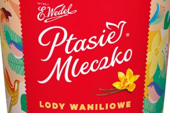 Nowe opakowanie waniliowych lodów Ptasie Mleczko®