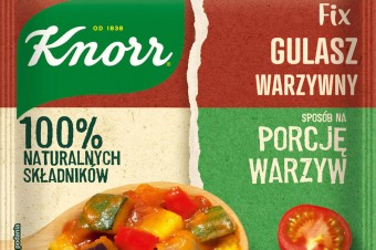 Fixy Sposób na porcję warzyw Knorr Curry, gulasz i spaghetti z warzywnym twistem! 