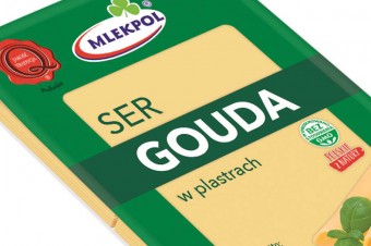 Rodzinne opakowanie sera żółtego Mlekpol w plastrach