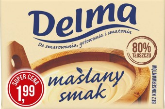 Delma Maślany smak w kostce – używaj jak masła