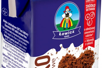 Mleko czekoladowe z witaminami A, D, E 