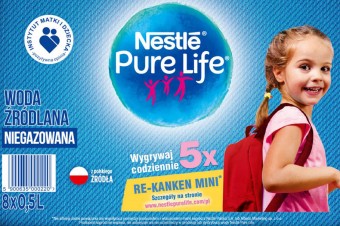 Kup wodę Nestlé Pure Life i wygraj plecak z materiału z recyklingu