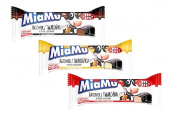 MiaMu batoniki twarogowe w polewie czekoladowej