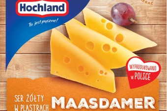 Maasdamer – delikatnie słodki, owocowo-orzechowy młody ser żółty