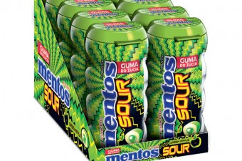 Mentos Sour Gum o smaku zielonego jabłka