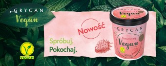 Wegańskie lody truskawkowe od marki Grycan – Lody od pokoleń