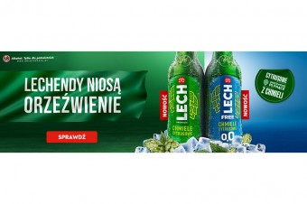 Chmiele Cytrusowe – pełne orzeźwienia nowości  od Lech Premium i Lech Free 0,0% 
