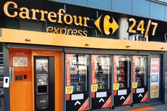 Sklepy samoobsługowe Carrefour Express z promocyjną ofertą handlową
