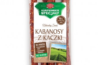 Aromatyczne i wyraziste kabanosy z kaczką Kurpiowskie Specjały. Bez glutenu