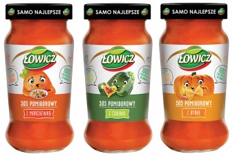 Warzywne sosy Łowicz dla najmłodszych