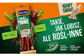 Kabanosy 3 ziarna – nowy roślinny produkt od marki Tarczyński