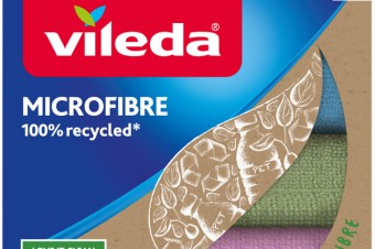 Vileda wprowadza na rynek nową ściereczkę z mikrofibry w 100% z recyklingu