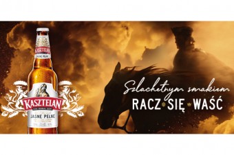 Szlachetny smak piwa w nowej reklamie marki Kasztelan