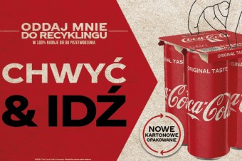 KeelClip – innowacyjne rozwiązanie zastąpi folię w wielopakach puszek Coca-Cola