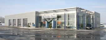 Nowa stacja samochodów ciężarowych Mercedes-Benz 