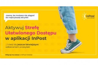 InPost wprowadził Strefę Ułatwionego Dostępu do Paczkomatów® dla osób niewysokich