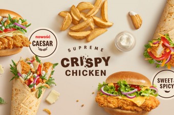Nowość w McDonald’s®! Do linii Supreme Crispy Chicken dołącza burger i McWrap® Caesar