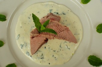 Przepisy Sertop - Jagnięcina w sosie miętowym