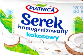 Nowość OSM Piątnica – Serek Homogenizowany o smaku kokosowym
