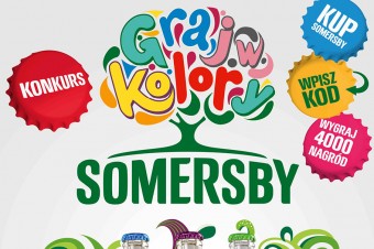 Somersby rozpoczęła nową promocję „Graj w kolory”. Dla zwycięzców przygotowano aż 4 tysiące kolorowych nagród.