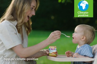 HiPP jako pierwszy producent żywności dla niemowląt na świecie wprowadził słoiczki Climate-positive
