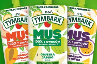 Przekąska między posiłkami? Odpowiedź to musy Tymbark! 