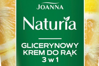 Joanna Naturia glicerynowy krem do rąk z wyciągiem z cytryn 3w1